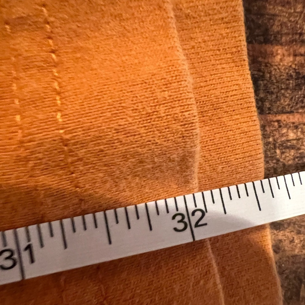 Duluth Trading Co Men's Orange Long Sleeve LongTail Tee Shirt, size XL, GUC - Picture 7 of 7